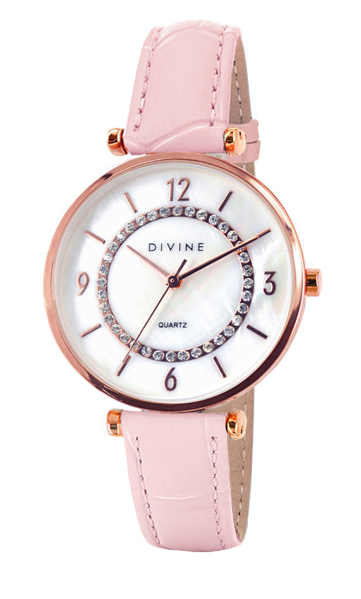 DIVINE Ladies Genuine Colouful Leather Watches